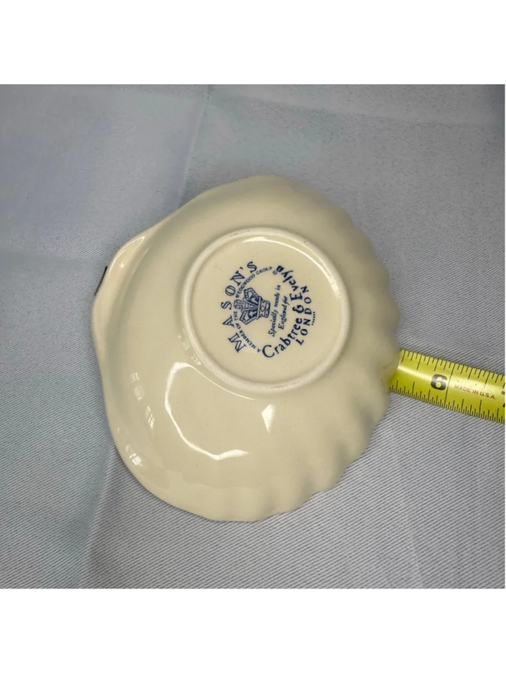 Vintage Mason’s Ironstone Iridescent Shell Dish Tray – Crabtree & Evelyn London